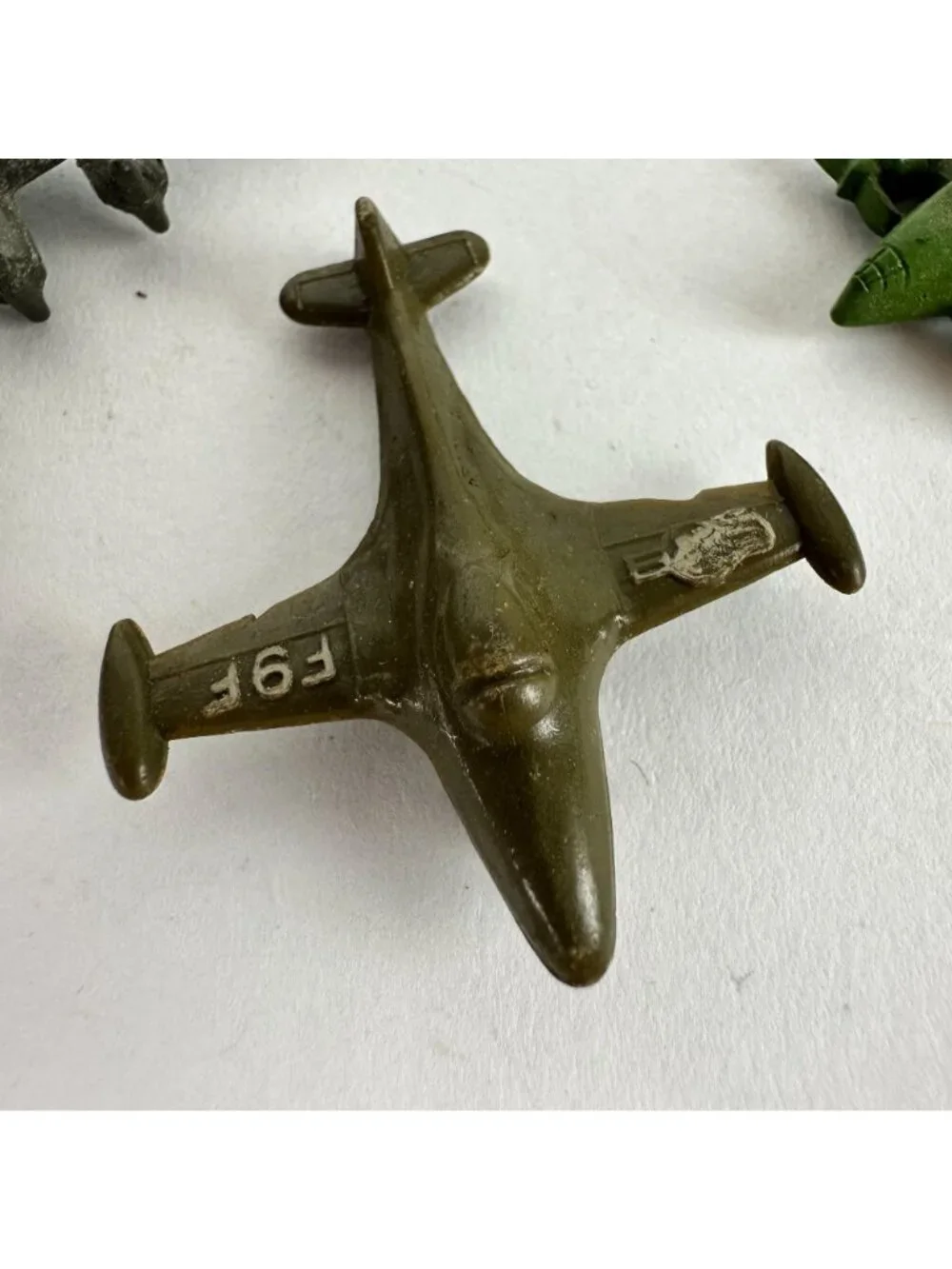 Lot Vintage Plastic Military Planes Toys